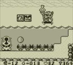 Screenshot de Wario Land: Super Mario Land 3 (ESP) (Cartucho)