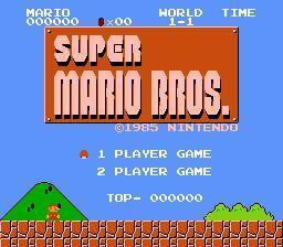 Screenshot de Super Mario Bros. (FRA) (Cartucho)