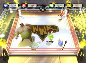 Screenshot de Rayman Raving Rabbids TV Party (ESP) (Selects)