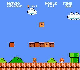 Screenshot de Super Mario Bros. (FRA) (Cartucho)
