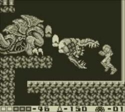 Screenshot de Metroid II: Return of Samus (ESP) (Cartucho)