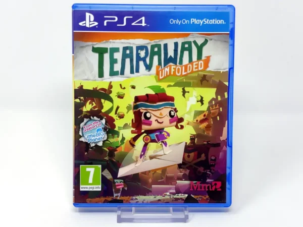 Portada de Tearaway Unfolded (ESP) para PlayStation 4, edición PAL España, de segunda mano