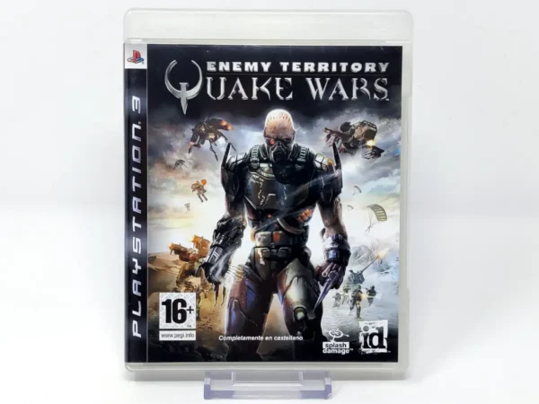 Portada de Enemy Territory: Quake Wars (ESP) para PlayStation 3, edición PAL España, de segunda mano