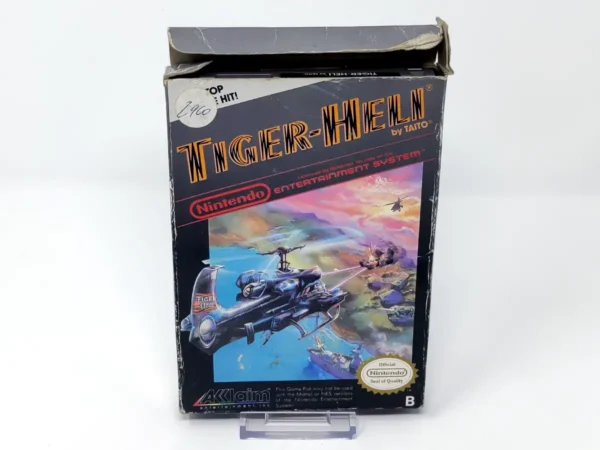 Interior del juego Tiger Heli (ESP) (Rebajado) para NES con disco y manual