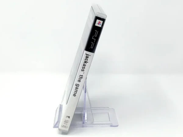 Lateral de la caja de Jackass: The Game (ESP) (Rebajado) para PSP