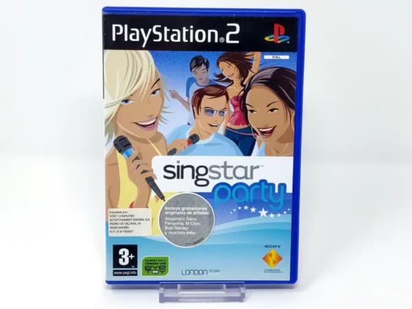 Portada de SingStar Party (ESP) (v2) para PlayStation 2, edición PAL España, de segunda mano