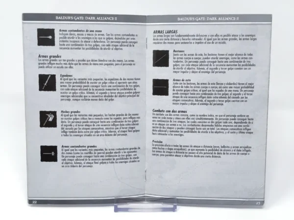 Baldur's Gate: Dark Alliance II (ESP) (Manual) para PlayStation 2, edición PAL España, de segunda mano