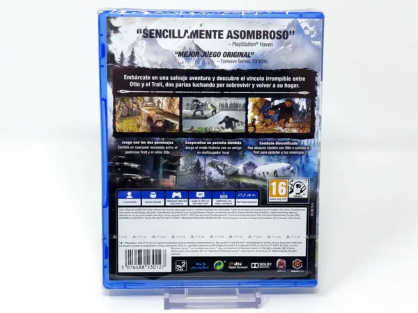 Parte trasera de Troll and I (ESP) (Precintado) para PlayStation 4, edición PAL España