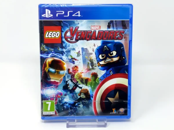 Portada de LEGO Marvel Vengadores (ESP) (Precintado) para PlayStation 4, edición PAL España, nuevo