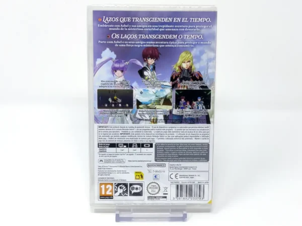Parte trasera de Tales of Graces f: Remastered (ESP) (Precintado) para Nintendo Switch, edición PAL España
