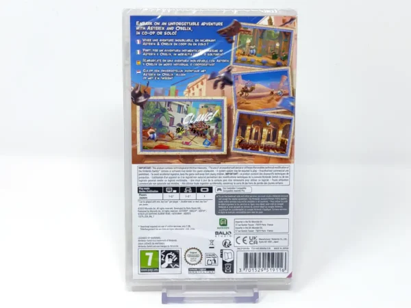 Parte trasera de Asterix & Obelix: Mission Babylon (ESP) (Precintado) para Nintendo Switch, edición PAL España