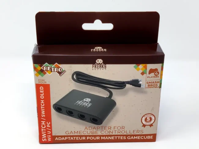 Adaptador 4 mandos GameCube para Wii U / Switch 1 y 2