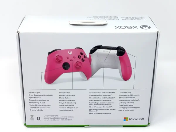 Mando Xbox Wireless (Deep Pink) Series X|S, One, Windows 10/11, iOS y Android para XBOX One / Series X/S, edición PAL EUR, nuevo