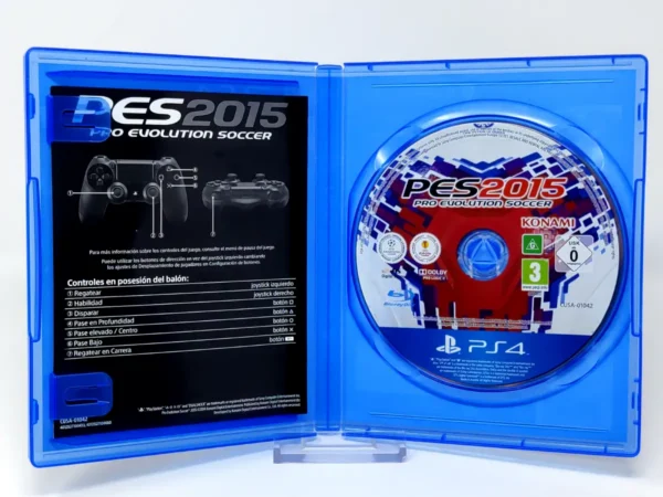 Lateral de la caja de PES 2015: Pro Evolution Soccer (Edición Day One) (ESP) para PlayStation 4