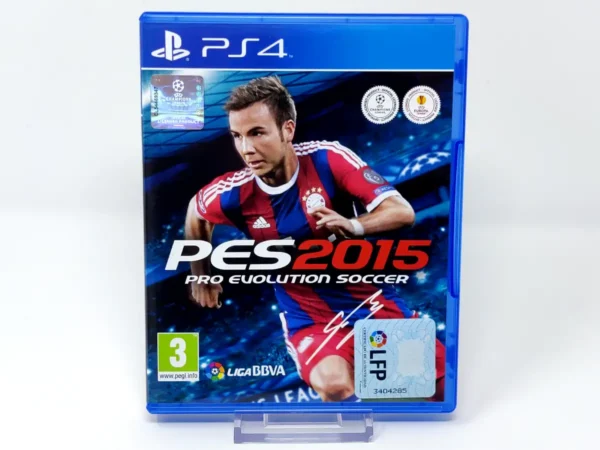 Portada de PES 2015: Pro Evolution Soccer (ESP) para PlayStation 4, edición PAL España, de segunda mano
