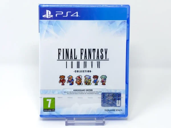 Portada de Final Fantasy I-VI Collection (Aniversary Edition) (ESP) (Precintado) para PlayStation 4, edición PAL España, nuevo