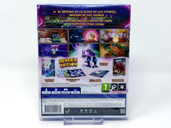 Parte trasera de Los Pitufos: Dreams (ESP) (Precintado) para PlayStation 4, edición PAL España