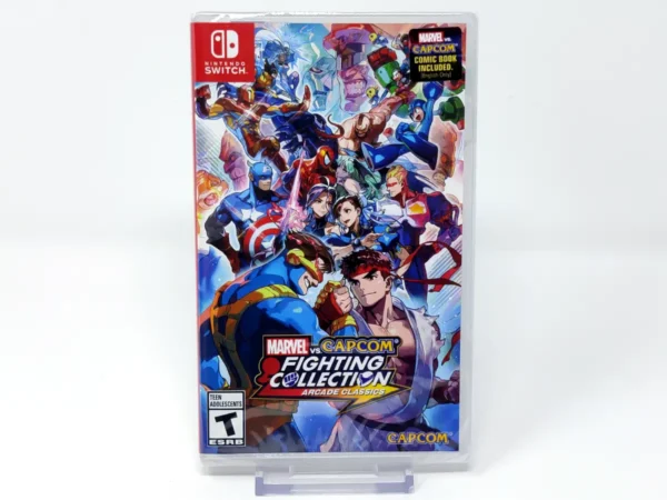 Portada de MARVEL vs. CAPCOM Fighting Collection: Arcade Classics (USA) (Precintado) para Nintendo Switch, edición NTSC USA, nuevo