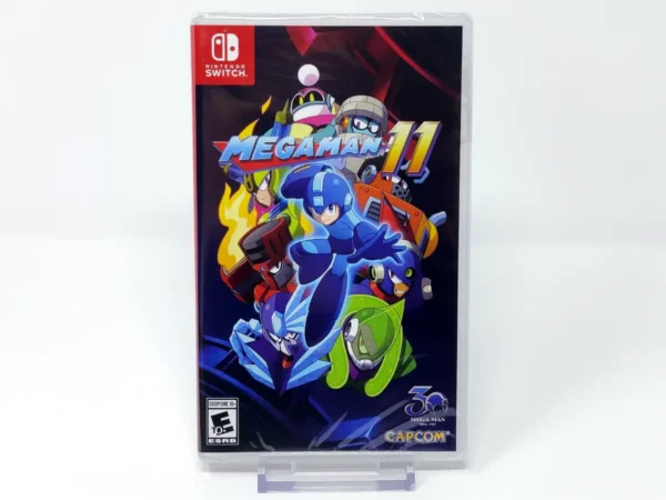 Portada de Mega Man 11 (USA) (Precintado) para Nintendo Switch, edición NTSC USA, nuevo