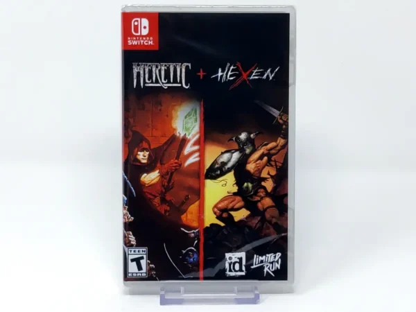 Portada de Heretic + Hexen (USA) (Limited Run) (Precintado) para Nintendo Switch, edición NTSC USA, nuevo