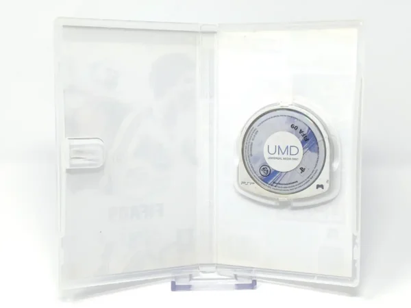 Interior del juego FIFA 09 (ESP) (Rebajado) para PSP con disco y manual