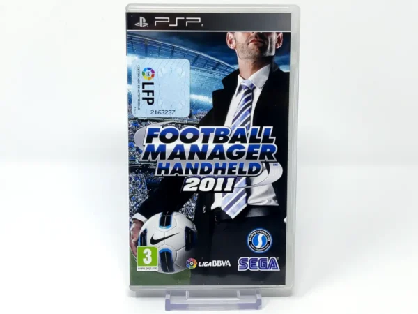 Portada de Football Manager Handheld 2011 (ESP) para PSP, edición PAL España, de segunda mano