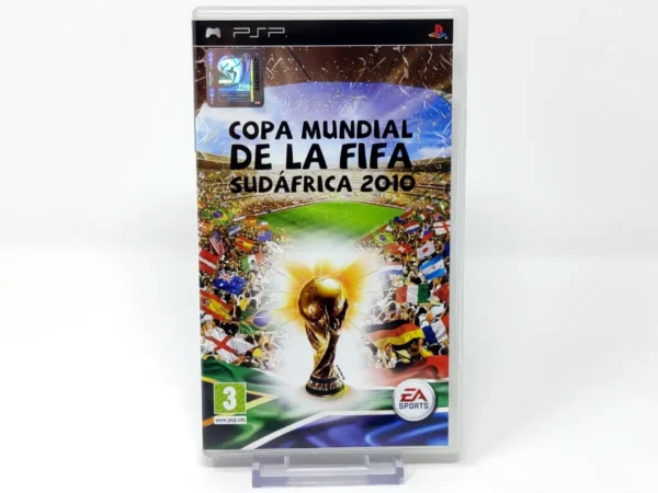 Portada de Copa Mundial de la FIFA Sudáfrica 2010 (ESP) para PSP, edición PAL España, de segunda mano