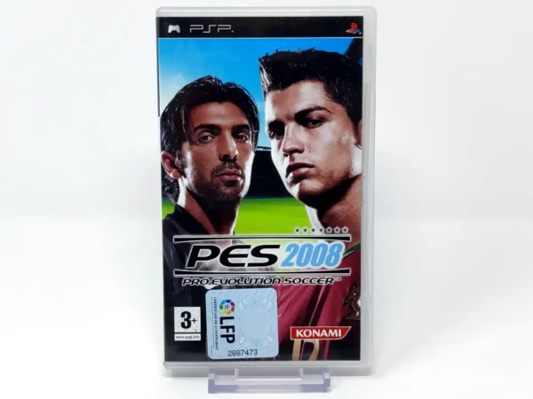 Portada de PES 2008: Pro Evolution Soccer (ESP) (Rebajado) para PSP, edición PAL España, de segunda mano