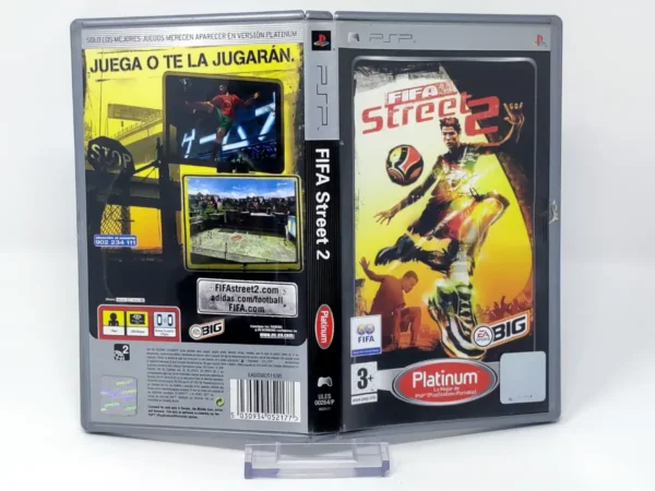 FIFA Street 2 (ESP) (Platinum) para PSP, edición PAL España, de segunda mano