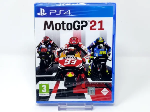 Portada de MotoGP 21 (ESP) (Precintado) para PlayStation 4, edición PAL España, nuevo