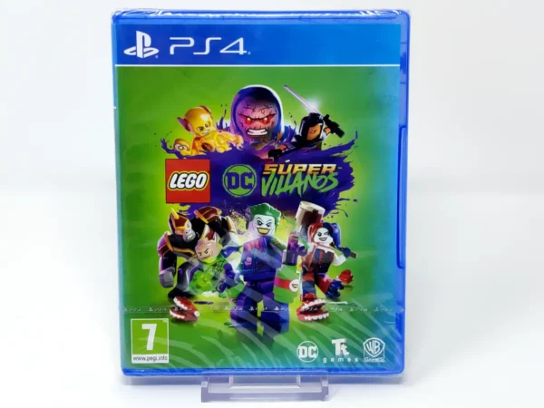 Portada de LEGO DC Súper-Villanos (ESP) (Precintado) (Rebajado) para PlayStation 4, edición PAL España, nuevo