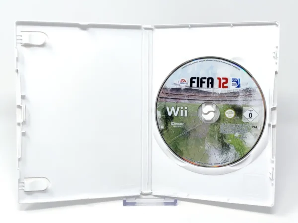 Interior del juego FIFA 12 (ESP) (Rebajado) para Nintendo Wii con disco y manual