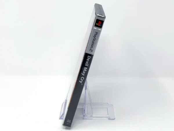 Lateral de la caja de Devil May Cry (ESP) (Platinum) para PlayStation 2