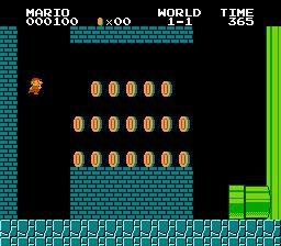 Screenshot de Super Mario Bros. (FRA) (Cartucho)