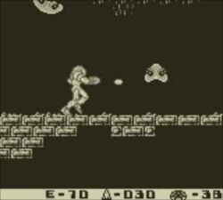 Screenshot de Metroid II: Return of Samus (ESP) (Cartucho)
