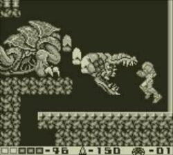 Screenshot de Metroid II: Return of Samus (ESP) (Cartucho)