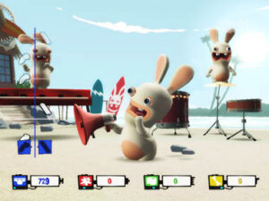 Screenshot de Rayman Raving Rabbids TV Party (ESP) (Selects)