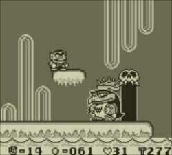 Screenshot de Wario Land: Super Mario Land 3 (ESP) (Cartucho)