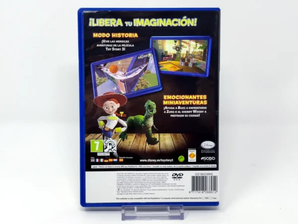 Parte trasera de Disney•Pixar Toy Story 3 (ESP) para PlayStation 2, edición PAL España
