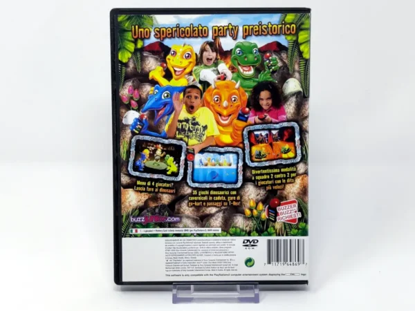 Parte trasera de Buzz! Junior: Dino Mania (ITA) (Rebajado) para PlayStation 2, edición PAL Italia
