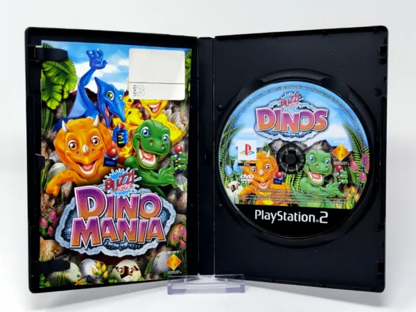 Interior del juego Buzz! Junior: Dino Mania (ITA) (Rebajado) para PlayStation 2 con disco y manual