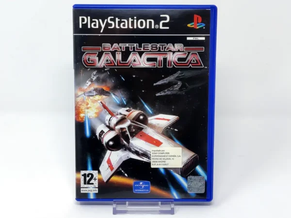 Portada de Battlestar Galactica (UK) para PlayStation 2, edición PAL UK, de segunda mano