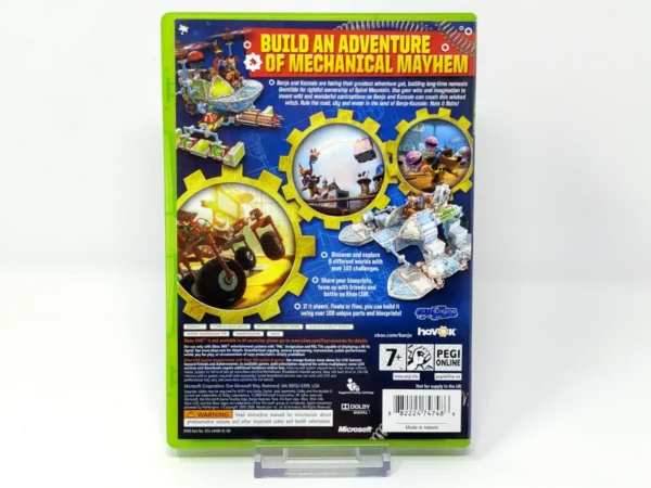 Parte trasera de Banjo-Kazooie: Nuts & Bolts (UK) para XBOX 360, edición PAL UK