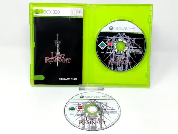 Interior del juego The Last Remnant (ESP) para XBOX 360 con disco y manual