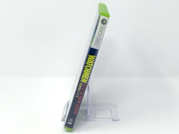 Lateral de la caja de Watchmen: El Fin Está Cerca: Partes 1 y 2 (ESP) para XBOX 360