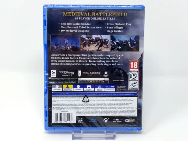 Parte trasera de Chivalry II (Day One Edition) (EUR) (Precintado) para PlayStation 4, edición PAL EUR