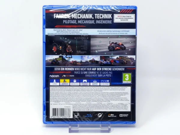 Parte trasera de RiMS Racing (EUR) (Precintado) para PlayStation 4, edición PAL EUR
