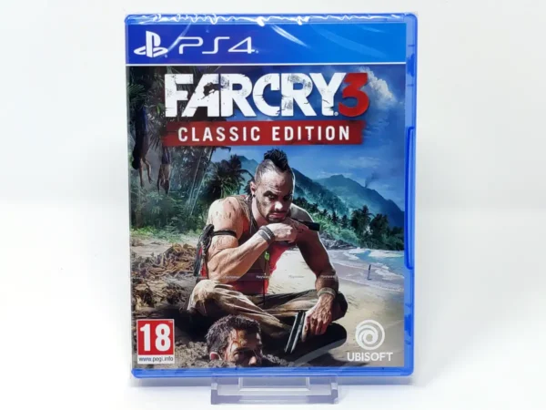 Portada de Far Cry 3: Classic Edition (EUR) (Precintado) para PlayStation 4, edición PAL EUR, nuevo