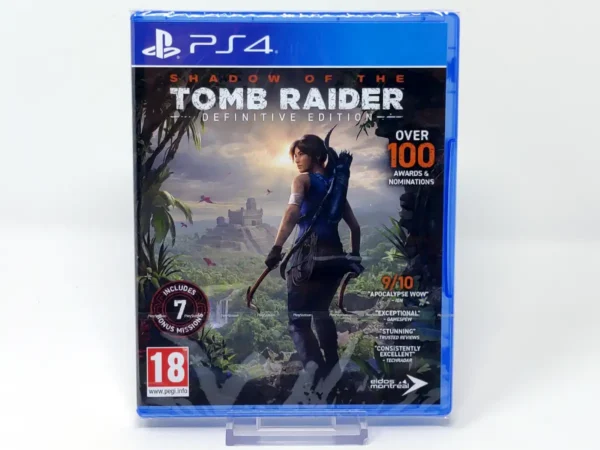 Portada de Shadow of the Tomb Raider (Definitive Edition) (EUR) (Precintado) para PlayStation 4, edición PAL EUR, nuevo