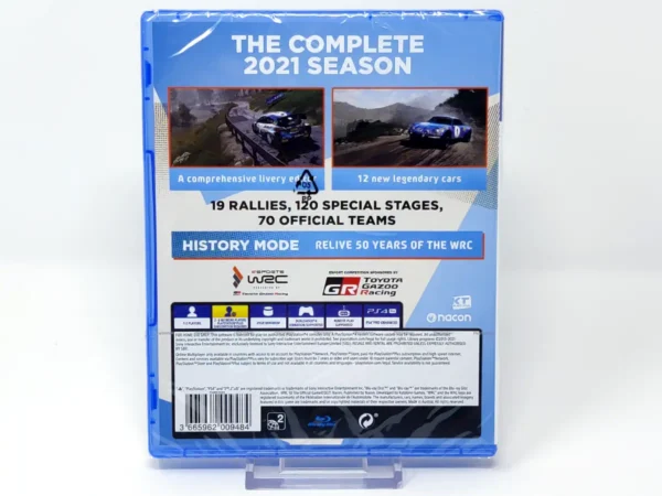 Parte trasera de WRC 10 (EUR) (Precintado) para PlayStation 4, edición PAL EUR